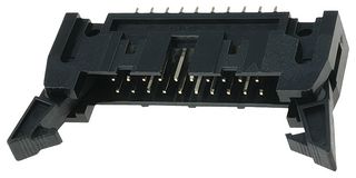 AMPHENOL COMMUNICATIONS SOLUTIONS T816150A1S102CEU Pin Header, Wire-to-Board, 2.54 mm, 2 Rows, 50 Contacts, Through Hole, T816