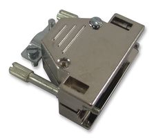 MH CONNECTORS 2801-0106-01 D Sub Backshell, MHED, DE, 180°, ABS (Acrylonitrile Butadiene Styrene) Body