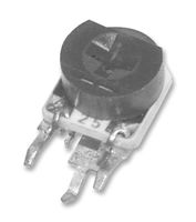 TE CONNECTIVITY 416XA204P Trimmer, Single Turn, Cermet, Side Adjust, 200 kohm, Through Hole, 1 Turns