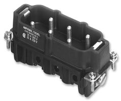 AMPHENOL SINE/TUCHEL C146 10A006 102 5 Heavy Duty Connector, Signal, Wire Protection, heavymate HSE Series, Insert, 6+PE Contacts, E16