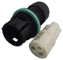 HYLEC THB.384.A1A Circular Connector, Sealed Circular Connector, TH384 Teeplug Series, Cable Mount Plug, 3 Contacts