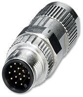 PHOENIX CONTACT 1559602 Circular Connector, M-Series Circular Connector, PLUSCON Series, Cable Mount Plug, 17 Contacts