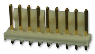 MOLEX 26-61-4140 Pin Header, Wire-to-Board, 3.96 mm, 1 Rows, 14 Contacts, Through Hole Straight