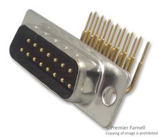 AMPHENOL COMMUNICATIONS SOLUTIONS L717DFE09P1AON D Sub Connector, DB9, Standard, Plug, DF, 9 Contacts, DE, Solder