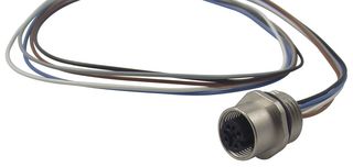 PHOENIX CONTACT 1671098 Sensor Cable, M12 Receptacle, Free End, 5 Positions, 500 mm, 19.6 "