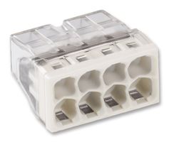 WAGO 2273-208 Pluggable Terminal Block, 8 Ways, 18 AWG, 14 AWG, 2.5 mm², Clamp