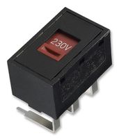 C&K COMPONENTS V80212MA08Q Slide Switch, DPDT, On-On, Through Hole, V Series, 10 A, 125 V