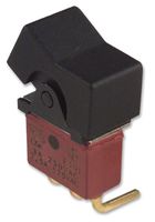 C&K COMPONENTS E101J1AQE2 Rocker Switch, On-None-On, SPDT, Non Illuminated, Through Hole, Black, E Series