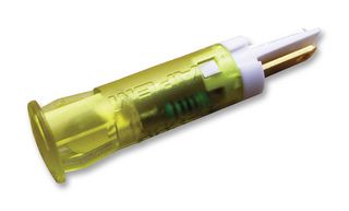 APEM QS81XXHY110 LED Panel Mount Indicator, Snap-in, Yellow, 110 VAC, 8 mm, 6 mA, 380 mcd, Not Rated