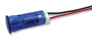 APEM QS103XXHB110 LED Panel Mount Indicator, Snap-in, Blue, 110 VAC, 10 mm, 6 mA, 1.6 cd, Not Rated