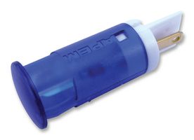 APEM QS121XXHB110 LED Panel Mount Indicator, Snap-in, Blue, 110 VAC, 12 mm, 6 mA, 1.6 cd, Not Rated