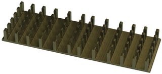 TE CONNECTIVITY 1542618-2 Heat Sink, Pin Fin, 18 mm, 6.5 mm, 57.25 mm