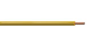 MULTICOMP PRO PP000486 Wire, Flexible, 2491X, H05V-K, PVC, Yellow, 32 x 0.19mm, 100 m