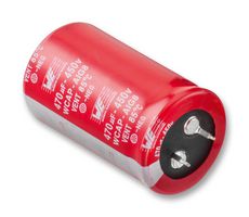 WURTH ELEKTRONIK 861011484010 Electrolytic Capacitor, Snap-in, 120 µF, 450 V, ± 20%, Snap-In, 2000 hours @ 85°C