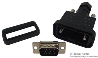 MULTICOMP PRO MC000972 D Sub Connector, IP68, Waterproof, HD15, High Density, Plug, 15 Contacts, DE, Solder