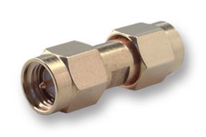 HUBER+SUHNER 32_SMA-50-0-1/111_NE RF / Coaxial Adapter, Intra Series, SMA, Plug, SMA, Plug, Straight Adapter, 50 ohm