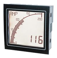 TRUMETER APM-AMP-APO Ammeter, AC/DC, 0 to 5 A, 4 Digits and Graph, 12 to 24 V, Positive LCD, APM Series