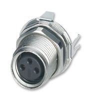 PHOENIX CONTACT 1456116 Sensor Connector, M8, Female, 3 Positions, PCB Socket, Straight Panel Mount