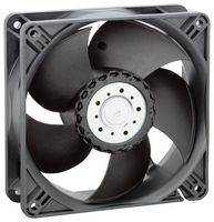 EBM-PAPST 4418ML DC Axial Fan, 48 V, Square, 119 mm, 38 mm, Ball Bearing, 99 CFM