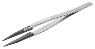 IDEAL-TEK 2AZJK.SA Tweezer, ESD, ZTA (Zirconia Toughened Alumina) Tip