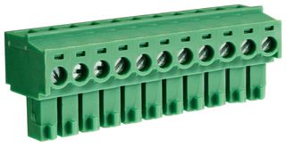 CAMDENBOSS CTBP92HE/11 Pluggable Terminal Block, 3.81 mm, 11 Ways, 28 AWG, 16 AWG, 1 mm², Clamp