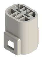 EDAC 572-002-420-101 Rectangular Connector, E-Seal 572, 2 Contacts, Header, 5.8 mm, Through Hole, 1 Row