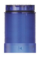 WERMA 63452055 Visual Signal Indicator, TwinFLASH, LED, Blue, Continuous, Flashing, 24VDC, 24VAC, IP66, 40mm Dia.