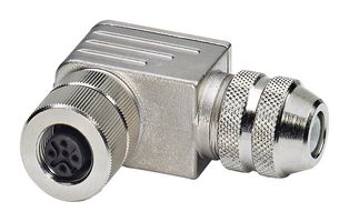 PHOENIX CONTACT 1430433 Sensor Connector, IP67, Right Angle, M12, Female, 5 Positions, Screw Socket