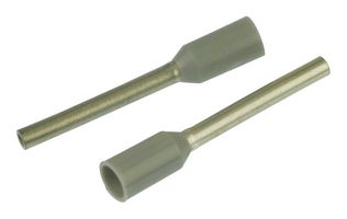 WEIDMULLER 9028240000 Wire Ferrule, Single Wire, 26 AWG, 0.14 mm², 8 mm, Grey