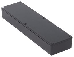 HAMMOND 1590BX2BK Metal Enclosure, Small, Diecast Aluminium, 34.5 mm, 70 mm, 254 mm, IP54