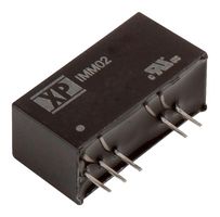 XP POWER IMM0205D12 Isolated Through Hole DC/DC Converter, Medical, SIP, 2:1, 2 W, 2 Output, 12 V
