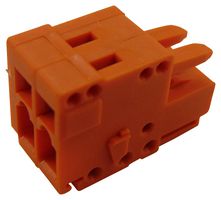WAGO 734-202 Pluggable Terminal Block, 3.81 mm, 2 Ways, 28 AWG, 14 AWG, 1.5 mm², Clamp