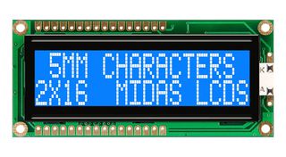 MIDAS DISPLAYS MC21605G6WK-BNMLW-V2