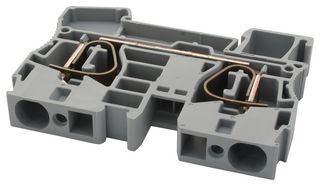 PHOENIX CONTACT 3036110 DIN Rail Mount Terminal Block, 2 Ways, 24 AWG, 6 AWG, 16 mm², Clamp, 65 A