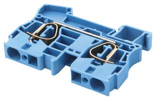 PHOENIX CONTACT 3036123 DIN Rail Mount Terminal Block, 2 Ways, 24 AWG, 6 AWG, 16 mm², Clamp, 65 A