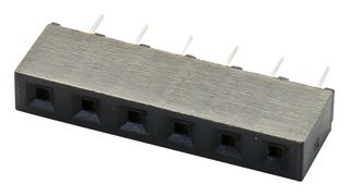 GCT BG095-06-A-N-D PCB Receptacle, Top Entry, Board-to-Board, 2.54 mm, 1 Rows, 6 Contacts, Through Hole Mount, BG095
