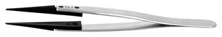 IDEAL-TEK 3CCFR.SA Tweezer, Component Positioning, Straight, Pointed, Stainless Steel, PA66 Tip, 115 mm