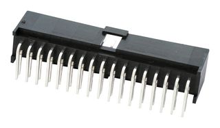 MOLEX 90130-3224 Pin Header, Wire-to-Board, 2.54 mm, 2 Rows, 24 Contacts, Through Hole Right Angle