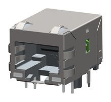 MOLEX 93753-5320 Modular Connector, RJ45 Jack, 1 x 1 (Port), 8P8C, Cat5, Panel Mount, Through Hole Mount