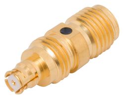 AMPHENOL SV MICROWAVE 1112-4018 RF / Coaxial Adapter, SMP, Jack, SMA, Jack, Straight Adapter, 50 ohm