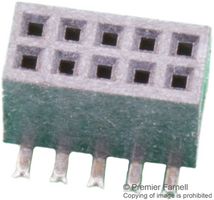GREENCONN CSEC202-2502A001C1AC PCB Receptacle, Locating Peg, Board-to-Board, 1.27 mm, 2 Rows, 50 Contacts, Surface Mount