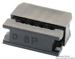 MULTICOMP PRO MC-254-08-00-00-IDC IDC Connector, IDC Receptacle, Female, 2.54 mm, 2 Row, 8 Contacts, Cable Mount