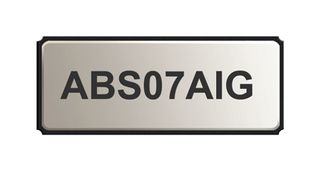ABRACON ABS07AIG-32.768KHZ-9-1-T Crystal, ABS07AIG Series, Quartz, 32.768 kHz, 10 ppm, 9 pF