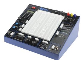 GLOBAL SPECIALTIES PB-503A ProtoBoard Workstation, Analogue / Digital, 115V/230V, 6.5 " H x 12.75 " W x 10" D