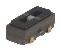 NIDEC COMPONENTS CJS-1201TA Slide Switch, SPDT, On-On, Surface Mount, CJS Series, 100 mA