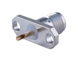 HUBER+SUHNER 23_SMA-50-0-11/111_NE RF / Coaxial Connector, SMA Coaxial, Straight Flanged Jack, Solder, 50 ohm, Beryllium Copper