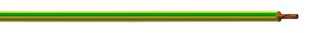 STAUBLI 61.7554-999-20 Wire, Silicone, Green, Yellow, 17 AWG, 259 x 0.07mm, 5 m