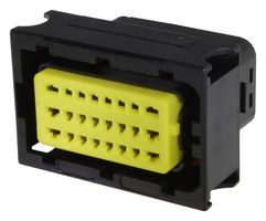 APTIV / DELPHI 211PC249S0033 Automotive Connector Housing, Black, Mixed NM Sicma Series, Receptacle, 24 Ways