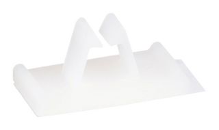 PANDUIT VCC25-A-M Fastener, Adhesive Backed Cable Clamp, 6.4 mm, Nylon 6.6 (Polyamide 6.6), Natural, 25.4 mm