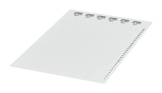 PHOENIX CONTACT 0808257 Wire Marker, Laser Print, Blank (No Legend), White, 29mm x 8mm